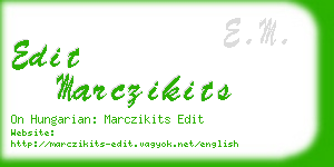 edit marczikits business card